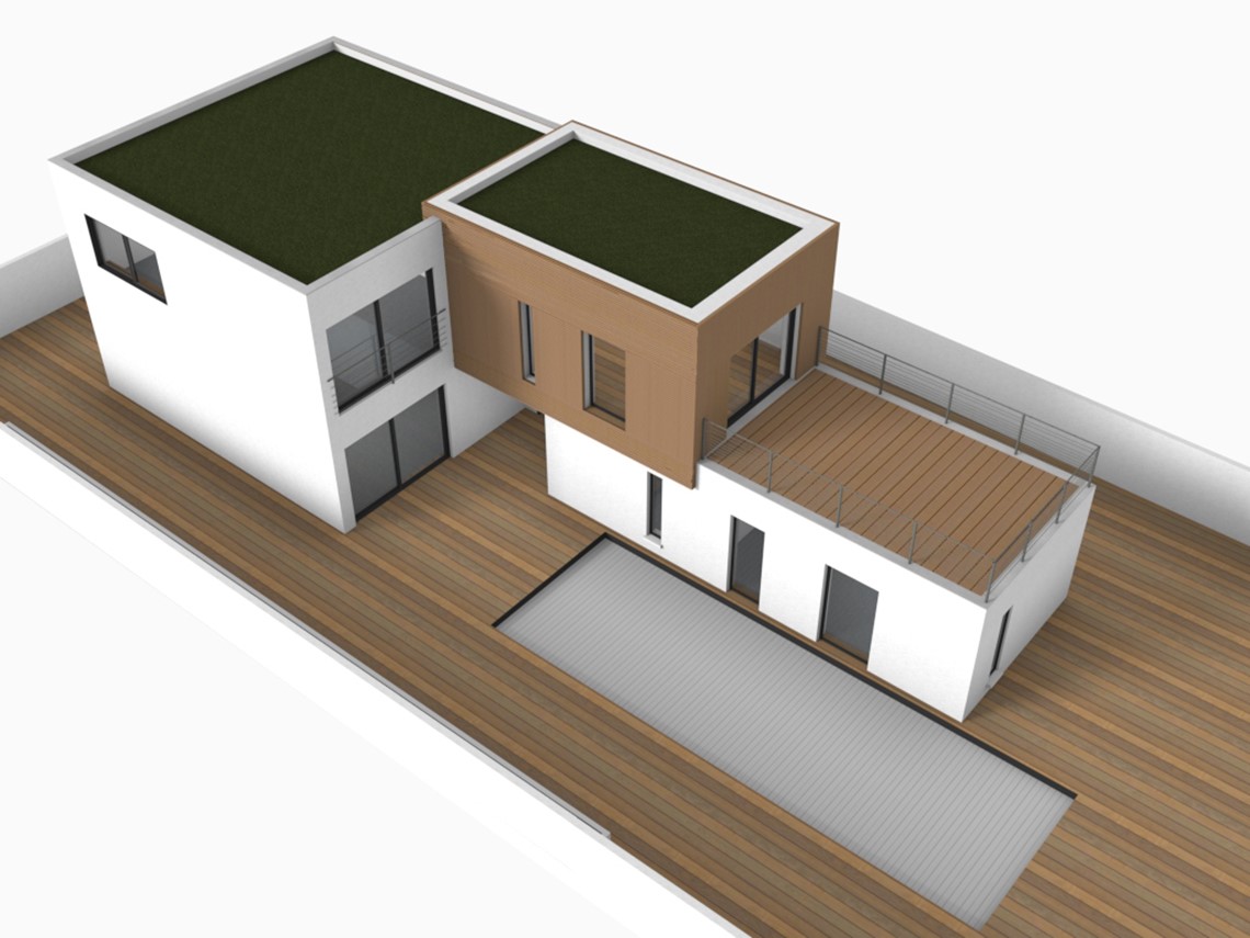 Faisabilité Extension Bois VT - Extension de Maison Individuelle