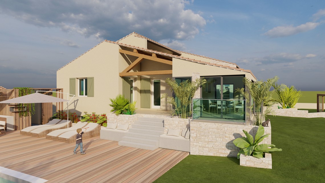 Villa VZ  – Agencement extérieur